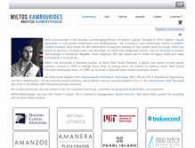 Tablet Screenshot of miltoskambourides.com